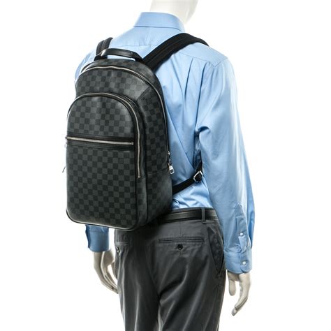 louis vuitton michael graphite backpack|louis vuitton checkered backpack.